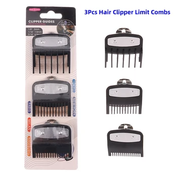 3ks Hair Clipper Stráže Sprievodca Hrebene Zastrihávač Rezanie Sprievodcov Styling Nástroje Prílohu Kompatibilné 1,5 mm 3 mm 4.5 mm
