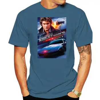 Knight Rider - Hasselhoff T Shirt Baywatch Muž Sexy a Hot Black 90. rokov 90. rokov Ikonu Celebrity David Hasselhoff Hasselhoff