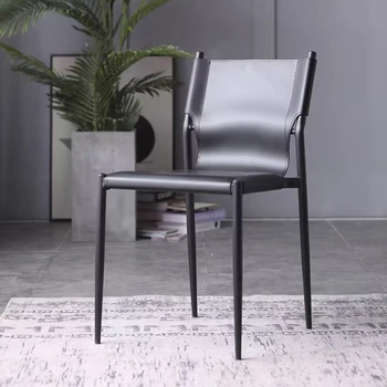 Minimalistický Moderné Jedálenské Stoličky Dizajn Luxusné Nordic Tvorivé Jedálenské Stoličky, Relaxačné Príjem Cadeira bytový Nábytok WZ50DC