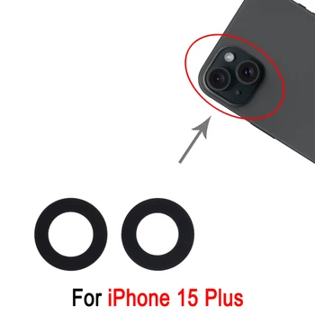 2 v 1 Zadný Objektív Pre iPhone 15 Plus Telefón Zadná Kamera, Objektív Náhradný Diel