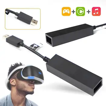VR Adaptér Prenosný Mini USB 3.0 Mužov a Žien VR Converter pre PS5 Konzoly Čierna Vysoký Výkon VR Fotoaparát Adaptér Kábel