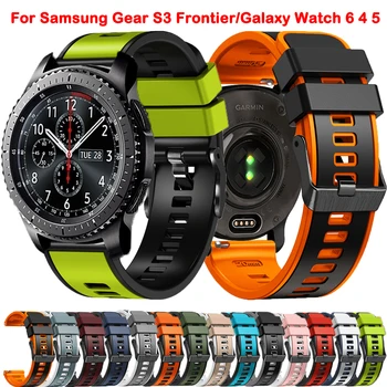 22 mm 20 mm Popruh Pre Samsung Výstroj S3 Frontier/Galaxy Sledovať 6/5/4 44 mm 40 mm/Active 2/46 mm náramok correa Galaxy Watch 5 pro 45mm