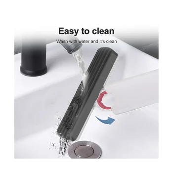 2 KS Mini Squeeze Prenosný Mop Mop na Čistenie Ručné Stôl Kúpeľňa Auto okenného Skla Hubky Cleaner Čistenie Nástrojov