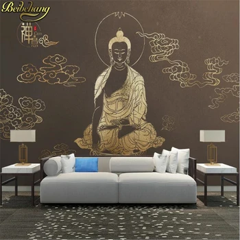 beibehang Vlastné 3D tapeta obývacia izba dekorácie Indického Budhizmu Šákjamuni foto nástenná maľba tapety na stenu papiere domova