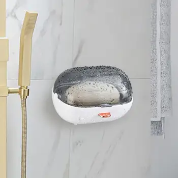 Mydlo Jedlo Funkčné Nepremokavé Opakovane Wall Mount Toaletné Mydlo Parabola Držiak Príslušenstva Kúpeľne