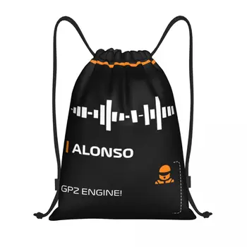 Alonso 14 Motora Šnúrkou Batoh Tašky Ženy Muži Ľahký Fernando Športové Auto Telocvični Športové Sackpack Vrecia pre Cestovanie