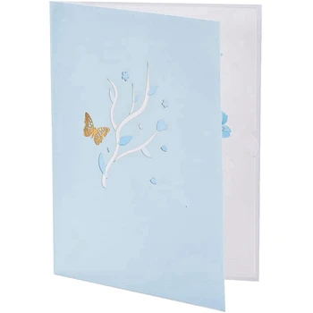 Karty S Blue Butterfly Obálky Pre Vás myslí, Narodeniny, Deň matiek, Výročia Atď Všetky Príležitosti