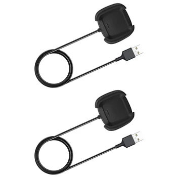 2X Nabíjačka Kompatibilný Pre Fitbit Naopak 2,Náhradné USB Nabíjací Kábel Pre Naopak 2 Smart Hodinky, Príslušenstvo