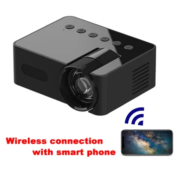 YT100 Prenosné Smart Projektor, WiFi, Mini Projektor HD Video Projektor a aplikácie Pre Chytré Telefóny, Tablety