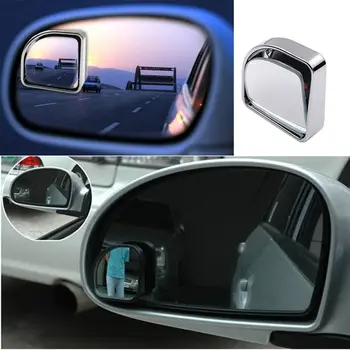 Široký Uhol Auto Blind Spot Zrkadlo Parkovanie Zozadu 360 Nastaviteľný Stupeň Spätné Zrkadlo S ABS Bývanie HD Sklo