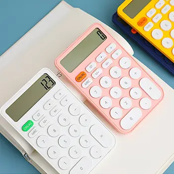 Mini Farba Kalkulačka Office Počítač Financie Finančné Špeciálne Kalkulačka S LCD Displejom Matiku kancelárske potreby Školské potreby