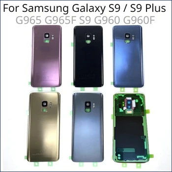 Zadný Kryt Pre Samsung Galaxy S9 Plus S9+ G965 G965F S9 G960 G960F Kryt Batérie Zadné Dvere Bývanie s Objektívu Náhradné