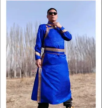 Pánske Dlhé Mongoli Výkon Kostýmy pre Menšiny, Festivaly