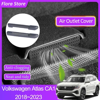 Pre Volkswagen VW Atlas Teramont CA1 R-Line 2018~2023 Auto odvzdušňovací Kryt Pod Zadné Sedadlo Kondicionér Prieduch Interiérové Doplnky