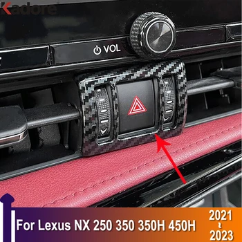 Interiér Hlásenie Alarmu Flash Light Switch Výbava Pre Lexus NX 250 350 350H 450H 2021-2023 Tabuli Výstražné Svetlo Tlačidlo Krytu