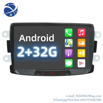 YyhcUniversal 8 cm Ram 2Gb Rom 32 gb, Multimedia Autoradio Videa Na Renault Android Auto Stereo Navigácia & Gps, Dvd Prehrávač