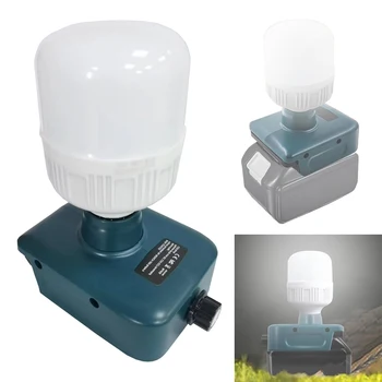 12W 1500Lumen Akumulátorové LED Pracovné Svetlo Stolná Lampa pre Makita 18V Li-ion Batéria Ziskové LED Flood Light Jasu Nastaviteľné
