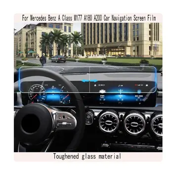 Auto Navigácie Film Tabuli Ochranný Film Tvrdeného Skla Screen Protector Pre Mercedes Benz Triedy W177 A180 A200