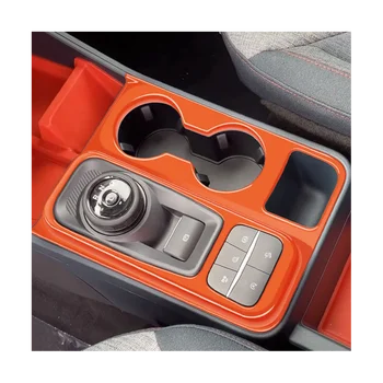 LHD Auto Gear Shift control Panel (Ovládací Panel Výbava Kryt pre Ford Maverick Vyzdvihnutie 2022 2023 ABS Orange Vody Držiak Rámu