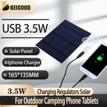 USB 3.5 W 6V Mono/polykryštalických solárnych panelov /solárne batérie modul Epoxidové rada PET energie rada