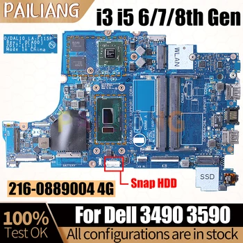 Pre Dell 3490 3590 Notebook Doske Notebook LA-F115P i3 i5 6/7/8. Gen 216-0889004 4G 0F093X 0K6KNT Doske Plný Testované