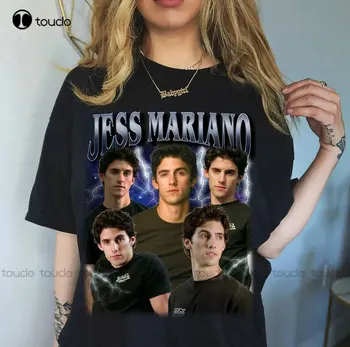 Jess Mariano T Shirt Jess Mariano Tričko Jess Mariano T-Shirt Jess Mariano Vlastné Aldult Teen Unisex Digitálna Tlač Tee Košele