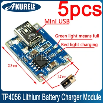 5V 1A TP4056 Mini USB, Lítiové Batérie, Nabíjačky Modul Plnenie Rada Power Panel Plnenie Rada Transformer Konvertor