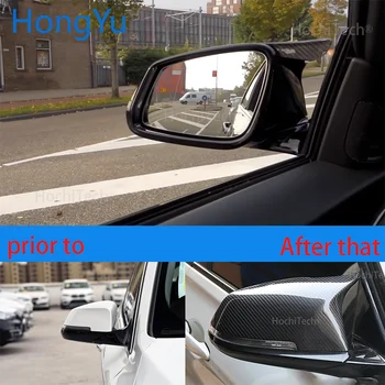 Pre BMW 2 Séria F22 F23 Kupé & Kabriolet 2014-up Výmena vysoko kvalitných uhlíkových vlákien zrkadlo pokrytie M3 M4 vzhľad