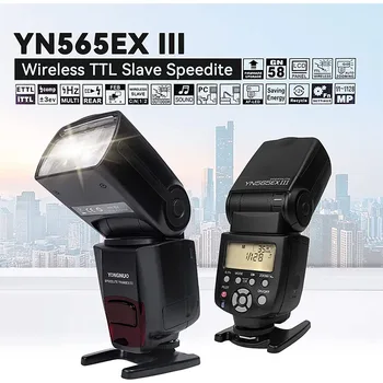 YONGNUO YN565EX III N Blesk Speedlite, Wireless Slave TTL Manuálne a Multi Mode HSS, Kompatibilné s D7500 D7200 D7100 D7000 D56