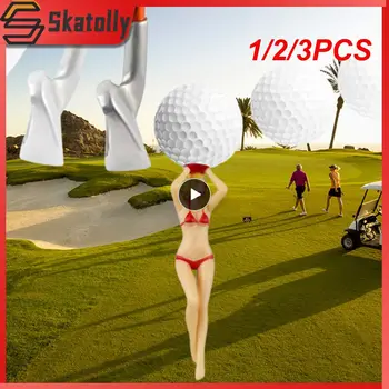 1/2/3KS 76 mm(3inch) Sexi Bikiny Lady Golf Tees Golfista Darček Najnovšie Dizajn, Plastové Golf Praxe Prípravy Golf Tees Šport