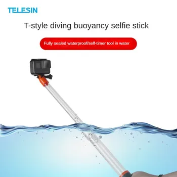 TELESIN pre GoPro11/10/9 Nepremokavé Selfie Stick pre Dji Action2/3/4 Športové Kamery Príslušenstvo