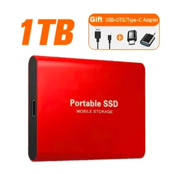 Prenosné SSD disku 1 TB/16TB Externý Pevný Disk USB 3.1/Typ-C ssd Pevný Disk vysokorýchlostné pamäťové Zariadenia pre Notebooky/Desktop/Mac