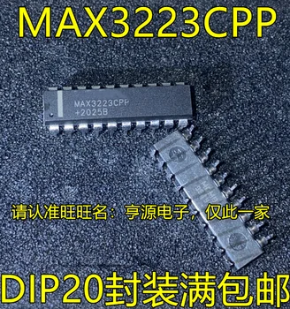 5 ks originál nových MAX3223CPP DIP20 pin RS232 ovládač vysielač čip MAX3223
