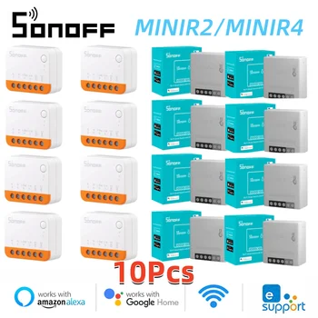 10Pcs SONOFF Wifi Smart Home Spínač Relé Modul MINI R2 R4 Bezdrôtovej siete Wi-fi DIY Prepínanie Dvoch Spôsob Kontroly Interruptor Alexa E-WeLink