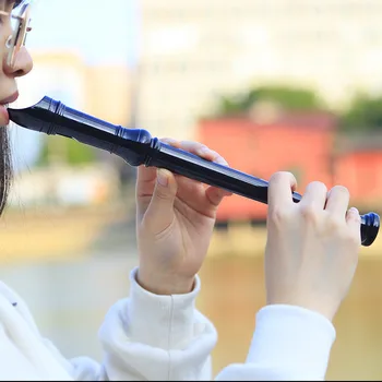 8 Otvoru s Čistením Stick Woodwind Nástroje, Hudobné nástroje 8 Otvor G Tlačidlo Flauta Plastové Záznamník Flauta, Píšťalka Dlho Flauta
