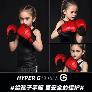 6oz Deti Boxerské Rukavice Chlapci MMA Muay Thai Sanda Boxovacie Vrecia Boj proti Školenia Rukavice Deti Bojových Umení Palcové Výstroj