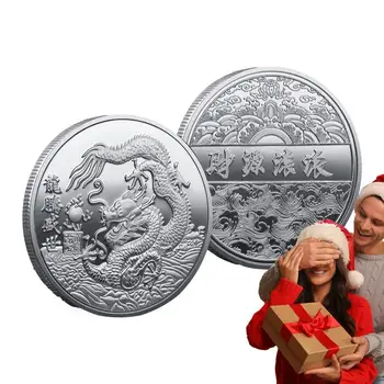 Čínsky Drak Mince Dragon Maskot Čínsky Zberateľských Mincí Domov Dekoroch Pre Strany, Ozdoby Na Počítačový Stôl, Policu Čaj