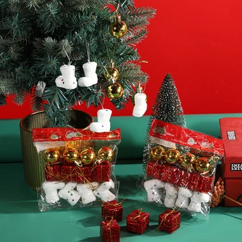 Vianočný Stromček Mini Prívesok Dekorácie, Vianočné Dekorácie, Nákupné Centrum Atmosféru Mini Vianočný Prívesok Plastovej Peny Nastaviť