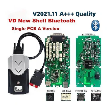 2021.11 Jeden PCB Multidiag Pro+ Bluetooth V2017 R3 Keygen Automobily/Nákladné automobily TCS Pro BT 4.3 NOVÉ VCI 100251 2020.23-2021.10