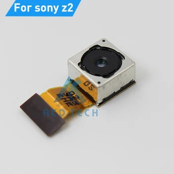 Originálne Zadné Hlavný Fotoaparát Flex Kábel Späť Veľké Modul Fotoaparátu Pre Sony Z2 L50W D6503 Náhradné Diely Rýchle dodanie