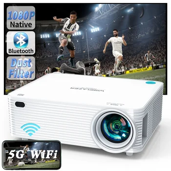 A30 Full HD 1080P Android Smart WIFI Bezdrôtové pripojenie domáceho Kina 3D LED LCD Video Mobile 4K Cinema Prenosný projektor domov