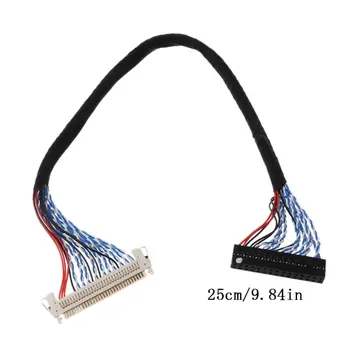 Háčiky LVDS Kábel D8 FIX-30P-D8 FIX 30 Dvojité Kolíky 2 8 bit 1.0 mm Výšky 250 mm LCD Displej Displej Regulátora