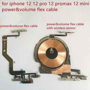 Alideao-Objem Flex Kábel pre iPhone,Bezdrôtové Nabíjanie Čip NFC Cievka,Pre iPhone 12,12 Pro,12 Pro Max,12 Mini,1PCS Wholesales