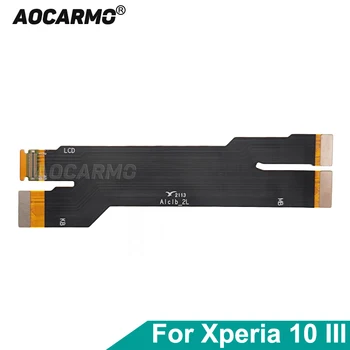 Aocarmo Pre Sony Xperia 10 III X10iii XQ-BT52 TAK-52B SOG04 Doske LCD Displej, Konektor Flex Kábel, Náhradný Diel