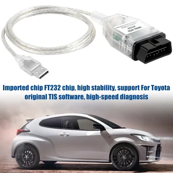 Profesionálny Mini VCI Kábel Pre Toyota TIS Techstream V17.10.012 MINI-VCI J2534 FT232RL 16pin OBD OBD2 Auto Diagnostický Scanner