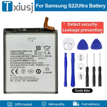 100% Nový Li-Polyme rFor Samsung Galaxy S22 Ultra Výmena Batérie Mobilného Telefónu EB-BS908ABY Batérie S Inštaláciou Nástroje