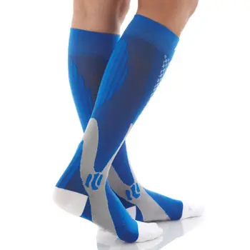 Vonkajšie Kompresie Športové Ponožky unisex Nohu Podporu Úsek Kolená Vysoké Unisex Ponožky so Systémom Snowboard Dlhé Ponožky