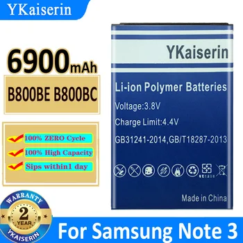 6900mah YKaiserin Batérie B800BE B800BC Pre Samsung Galaxy Note 3 III Note3 N9000 N9005 N900 N900A N900M Bateria