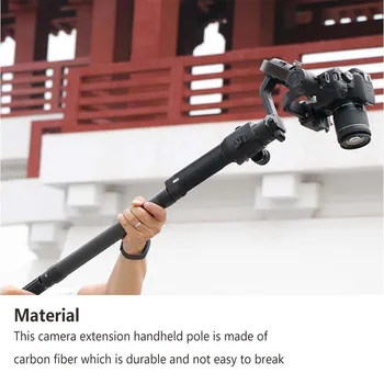 Carbon Fiber Fotoaparát Rozšírenie Ručné Pól Výmena jeho Častí Gimbal Stabilizátor Stick Zariadenia Náhrada za DJI
