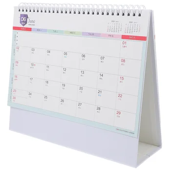 2024 Stolový Kalendár Stojí Flip Dekor Ozdoby Časovač Office Ploche Papiera